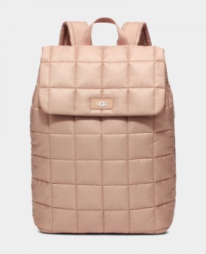 Apricot Ugg Adaya Puff Women's Backpacks | Saudi Arabia-5640182