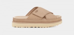 Apricot Ugg Goldenstar Cross Women's Slides | Saudi Arabia-4867910