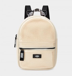 Beige Ugg Dannie Ii Mini Clear Women's Backpacks | Saudi Arabia-4392018