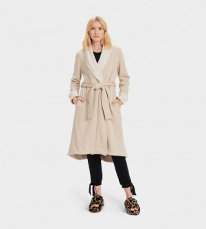 Beige Ugg Duffield Ii Women's Sleepwear | Saudi Arabia-8936540