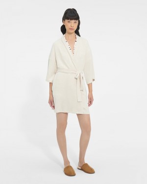 Beige Ugg Monrose Women's Robe | Saudi Arabia-5893641