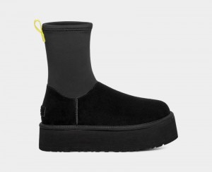 Black Ugg Classic Dipper Women's Boots | Saudi Arabia-5684312