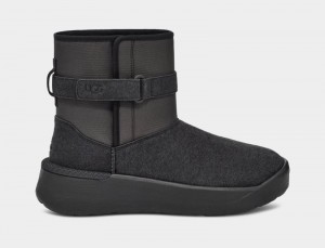 Black Ugg Classic S Men's Boots | Saudi Arabia-9348761