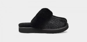 Black Ugg Cozy Ii Gel Hearts Kids' Slippers | Saudi Arabia-7965283