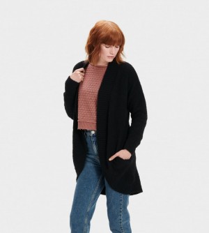 Black Ugg Fremont Women's Cardigans | Saudi Arabia-7908163