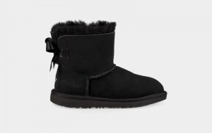 Black Ugg Mini Bailey Bow Ii Kids' Boots | Saudi Arabia-8079342