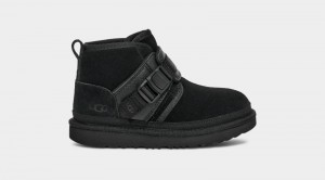 Black Ugg Neumel Snapback Kids' Boots | Saudi Arabia-9248670