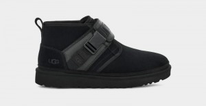 Black Ugg Neumel Snapback Men's Boots | Saudi Arabia-2160437