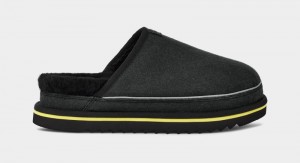 Black Ugg Scuff Cali Wave Men's Slippers | Saudi Arabia-7813064