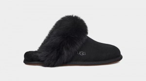 Black Ugg Scuff Sis Women's Slippers | Saudi Arabia-0389576