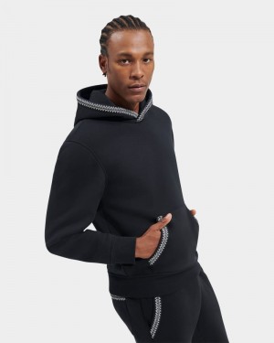 Black Ugg Tasman Men's Hoodie | Saudi Arabia-5178962