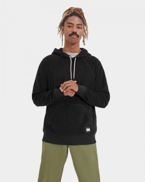 Black Ugg Terrance Men's Hoodie | Saudi Arabia-1924376