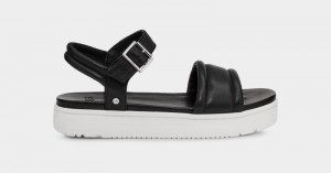 Black Ugg Zayne Women's Ankle Strap Sandals | Saudi Arabia-3106928