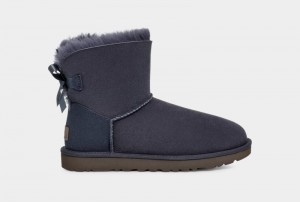 Blue Ugg Mini Bailey Bow Ii Women's Boots | Saudi Arabia-1695278