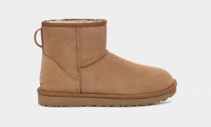 Brown Ugg Classic Mini Regenerate Women's Boots | Saudi Arabia-1709635