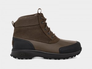 Brown Ugg Emmett Duck Men's Ankle Boots | Saudi Arabia-4195068