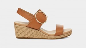 Brown Ugg Navee Women's Sandals | Saudi Arabia-5472916