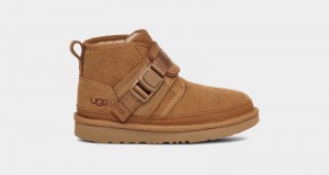 Brown Ugg Neumel Snapback Kids' Boots | Saudi Arabia-5396014