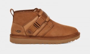 Brown Ugg Neumel Snapback Men's Boots | Saudi Arabia-6085127