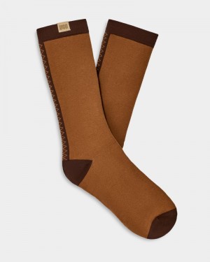 Brown Ugg Tasman Crew Women's Socks | Saudi Arabia-9675301