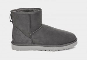 Dark Grey Ugg Classic Mini Men's Boots | Saudi Arabia-1542396