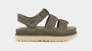 Green Ugg Goldenstar Strap Women's Sandals | Saudi Arabia-7360452