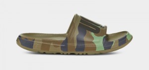 Green Ugg Wilcox Camopop Men's Slides | Saudi Arabia-7095812