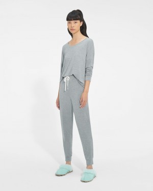 Grey Ugg Birgit Set Ii Women's Sleepwear | Saudi Arabia-5107369