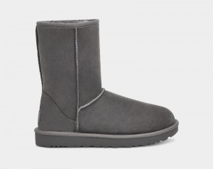 Grey Ugg Classic Short Ii Women's Boots | Saudi Arabia-4539701