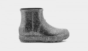 Grey Ugg Drizlita Glitter Kids' Boots | Saudi Arabia-9457608