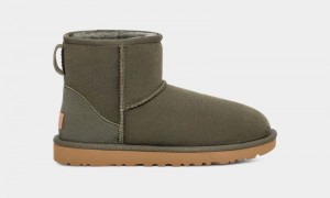 Khaki Ugg Classic Mini Regenerate Women's Boots | Saudi Arabia-9635781