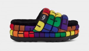 Multicolor Ugg Pride Women's Slides | Saudi Arabia-5173609