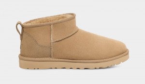 Mustard Ugg Classic Ultra Mini Men's Boots | Saudi Arabia-7528946