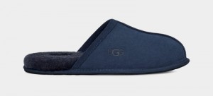 Navy Ugg Scuff Men's Slippers | Saudi Arabia-8273649