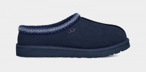 Navy Ugg Tasman Men's Slippers | Saudi Arabia-1372460