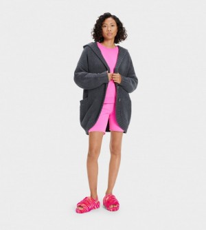 Obsidian Ugg Franca Travel Women's Cardigans | Saudi Arabia-6742109