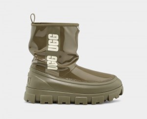 Olive Ugg Classic Brellah Mini Women's Boots | Saudi Arabia-3257106