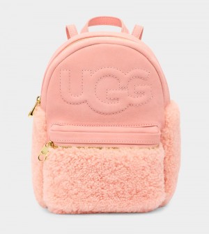 Pink Ugg Dannie Ii Mini Sheepskin Women's Backpacks | Saudi Arabia-6841705