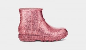 Pink Ugg Drizlita Glitter Kids' Boots | Saudi Arabia-9072456