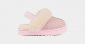 Pink Ugg Funkette Kids' Slippers | Saudi Arabia-2175068