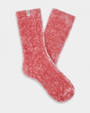 Pink Ugg Leda Cozy Women's Socks | Saudi Arabia-9402183