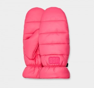 Pink Ugg Maxi Aw Women's Mittens | Saudi Arabia-8517492