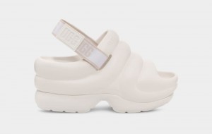 White Ugg Aww Yeah Women's Sandals | Saudi Arabia-3214769