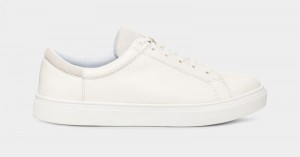 White Ugg Baysider Low Weather Men's Sneakers | Saudi Arabia-8537961