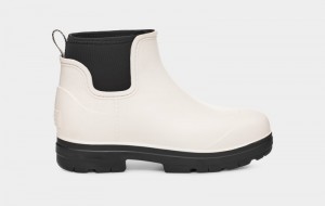 White Ugg Droplet Women's Chelsea Boots | Saudi Arabia-2043576