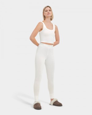 White Ugg Paloma Women's Leggings | Saudi Arabia-7380526