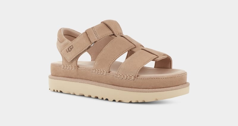 Apricot Ugg Goldenstar Strap Women's Sandals | Saudi Arabia-9034127