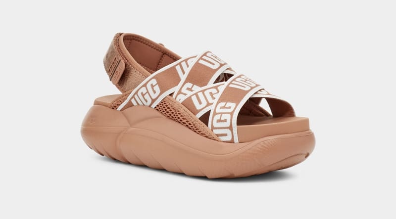 Apricot Ugg La Cloud Women's Sandals | Saudi Arabia-6091857