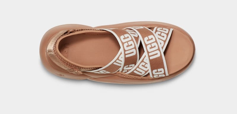 Apricot Ugg La Cloud Women's Sandals | Saudi Arabia-6091857