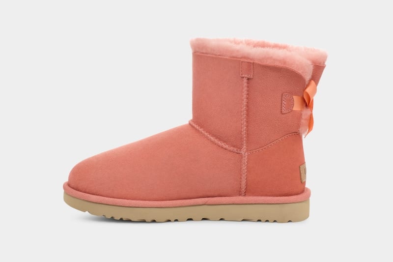 Apricot Ugg Mini Bailey Bow Ii Women's Boots | Saudi Arabia-6815790